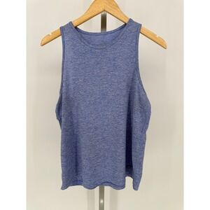 Nike Dri-FIT Tank Top Womens Blue Athletic Sleeveless Workout Shirt‎
